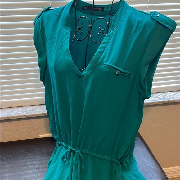 Maurices Teal Sleeveless Dress - Picture 5 of 5